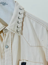 Load image into Gallery viewer, CWBY-LACED CROPPED WESERN SHIRT