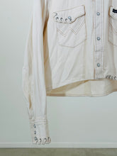 Load image into Gallery viewer, CWBY-LACED CROPPED WESERN SHIRT