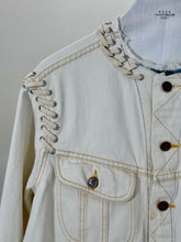 Load image into Gallery viewer, CWBY-LACED TRUCKER JACKET
