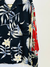 Load image into Gallery viewer, MIDNIGHT HAWAIIAN SHIRT