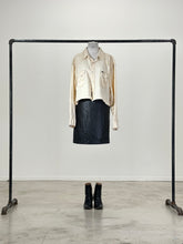 Load image into Gallery viewer, CWBY-LACED CROPPED WESERN SHIRT
